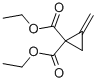 2-メチレンシクロプロパン-1,1-ジカルボン酸ジエチル 化学構造式