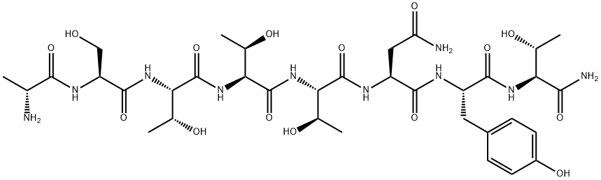 (D-ALA1)-PEPTIDE T AMIDE Structure