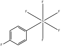 4-Fluorophenylsulphur pentafluoride Struktur