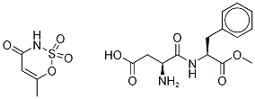 乙酰舒泛-阿司帕坦盐, 106372-55-8, 结构式