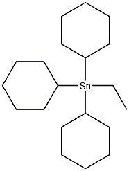 三环己基(乙基)锡, 106376-80-1, 结构式
