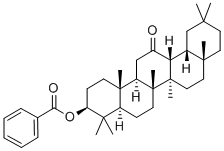3BETA-BENZOYLOXY-18BETA(H)-OLEAN-12-ONE Struktur