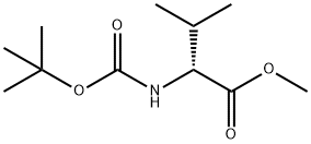 BOC-D-バリンメチルエステル 化学構造式