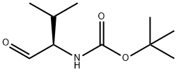 TERT-BUTYL [(1R)-1-FORMYL-2-METHYLPROPYL]CARBAMATE, 106391-88-2, 结构式