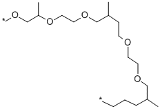 聚氧丙烯聚氧乙烯共聚物溶液 结构式