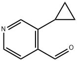 3-cyclopropylisonicotinaldehyde Struktur