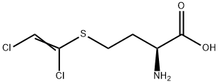 S-(1,2-ジクロロビニル)-L-ホモシステイン 化学構造式