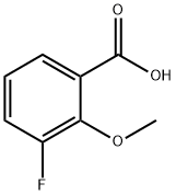 3-フルオロ-2-メトキシ安息香酸 化学構造式