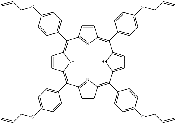 5 10 15 20-TETRAKIS(4-(ALLYLOXY)PHENYL)& Structure