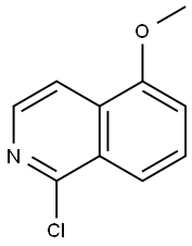 1-CHLORO-5-METHOXYISOQUINOLINE Structure