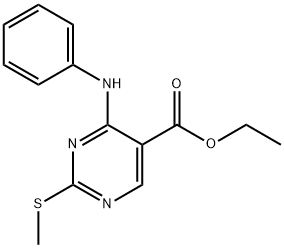 ethyl 4-anilino-2-(methylsulfanyl)pyrimidine-5-carboxylate