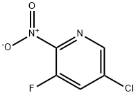 5-クロロ-3-フルオロ-2-ニトロピリジン 化学構造式