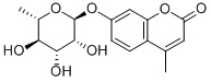 4-METHYLUMBELLIFERYL ALPHA-L-RHAMNOPYRANOSIDE,106488-05-5,结构式
