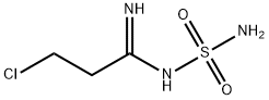 3-CHLORO-N-SULPHAMYLPROPIONAMIDINE Struktur
