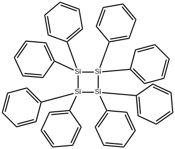 OCTAPHENYLCYCLOTETRASILANE Struktur