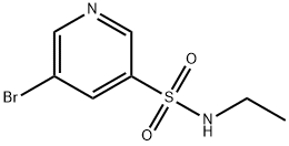 5-ブロモ-N-エチルピリジン-3-スルホンアミド 化学構造式