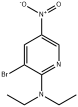 3-Bromo-N,N-diethyl-5-nitropyridin-2-amine Structure