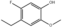 4-Ethyl-5-fluoro-2-methoxyphenol Structure