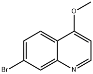 7-ブロモ-4-メトキシキノリン 化学構造式