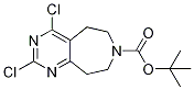 tert-butyl 2,4-dichloro-5,6,8,9-tetrahydropyriMido[4,5-d]azepine-7-carboxylate Struktur