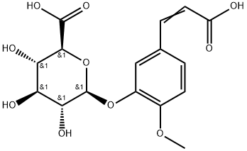 5-(2-Carboxyethenyl)-2-Methoxyphenyl β-D-Glucopyranosiduronic Acid