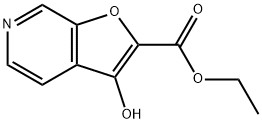 ETHYL 3-HYDROXYFURO[2,3-C]PYRIDINE-2-CARBOXYLATE Struktur