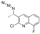 (S)-3-(1-Azidoethyl)-2-chloro-8-fluoroquinoline Structure