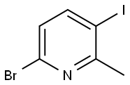 6-broMo-3-iodo-2-Methylpyridine Structure
