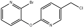 2-溴-3-[[5-(氯甲基)-2-吡啶基]氧基]吡啶, 1065484-66-3, 结构式