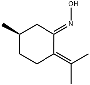 Cyclohexanone, 5-methyl-2-(1-methylethylidene)-, oxime, [R-(E)]- (9CI),106550-02-1,结构式