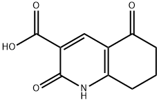 2,5-二氧代-1,6,7,8-四氢3-喹啉羧酸, 106551-76-2, 结构式