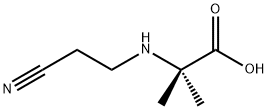 Alanine, N-(2-cyanoethyl)-2-methyl- (9CI) Structure