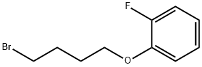 1-(4-ブロモブトキシ)-2-フルオロベンゼン 化学構造式