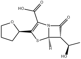 Faropenem sodium hemipentahydrate Struktur