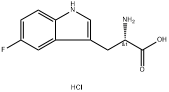 L-5-氟色氨酸盐酸盐, 1065638-25-6, 结构式