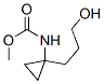 Carbamic  acid,  [1-(3-hydroxypropyl)cyclopropyl]-,  methyl  ester  (9CI) Structure