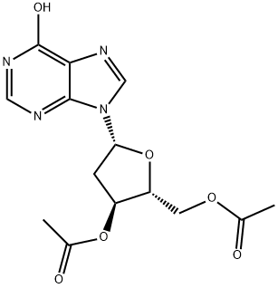 3'-5'-DI-O-ACETYL-2'-DEOXYINOSINE Structure