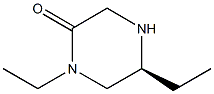 (S)1,5-二乙基哌嗪酮 结构式