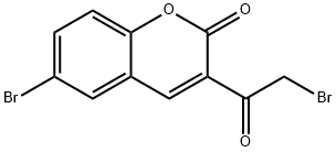6-溴-3-(2-溴乙酰基)-2H-色烯-2-酮 结构式