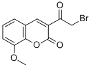 3-(2-BROMO-ACETYL)-8-METHOXY-CHROMEN-2-ONE Structure