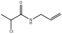 N-アリル-2-クロロプロパンアミド 化学構造式
