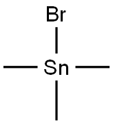 トリメチルスタンニルブロミド 化学構造式