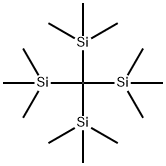 メタンテトライルテトラキス(トリメチルシラン) 化学構造式