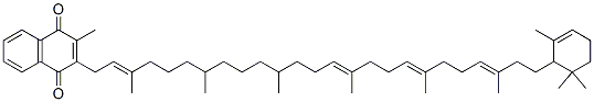 106611-74-9 2-(3,7,11,15,19,23-hexamethyl-25-(2,6,6-trimethylcyclohex-2-enyl)pentacosa-2,14,18,22-tetraenyl)-3-methyl-1,4-naphthoquinone