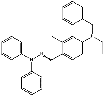2-甲基-4-(N-乙基-N-苄基)氨基苯甲醛-1,1-二苯腙