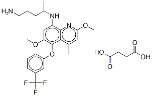 他非诺喹琥珀酸盐, 106635-81-8, 结构式