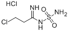 N-Sulphamyl-3-chloropropionamidine hydrochloride 化学構造式