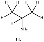 ISO-プロピル-D7-アミン 化学構造式