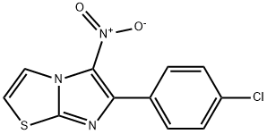 5-Nitro-6-p-chlorophenylimidazo(2,1-b)thiazole|