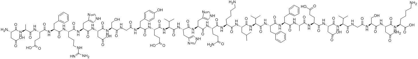 [GLN11] -BETA- AMYLOID (1 - 28) 结构式